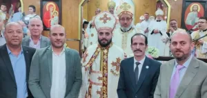 وفد حماة الوطن يزور الكنيسة الكاثوليكية بالقنطرة 21 - جريدة المساء