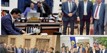 وفد من حماة الوطن يتفقد الأمانات الفرعية بسوهاج 1 - جريدة المساء