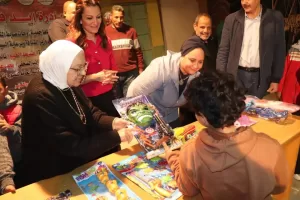 بالتعاون مع جمعية زوجات ضباط الشرطة.. نائب محافظ الجيزة تتفقد القافلة التنموية بالواحات البحرية 23 - جريدة المساء