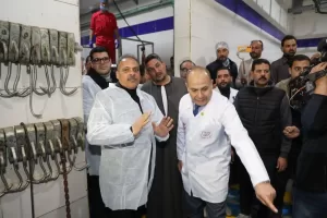 محافظ الشرقية يفتتح مجزر نصف آلي بقرية قصاصين الشرق بالحسينية 29 - جريدة المساء محافظ الشرقية يفتتح مجزر نصف آلي بقرية قصاصين الشرق بالحسينية 28 - جريدة المساء