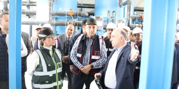 وزيرا قطاع الأعمال العام والبيئة يتفقدان مشروع معالجة مياه الصرف الصناعي والصحي بشركة النصر للأسمدة في السويس بطاقة 750م3/ساعة 2 - جريدة المساء وزيرا قطاع الأعمال العام والبيئة يتفقدان مشروع معالجة مياه الصرف الصناعي والصحي بشركة النصر للأسمدة في السويس بطاقة 750م3/ساعة 1 - جريدة المساء