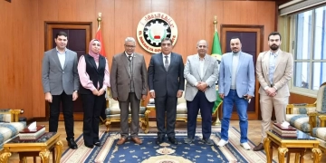 محافظ الدقهلية يستقبل وفد مجلس نقابة الأطباء 1 - جريدة المساء