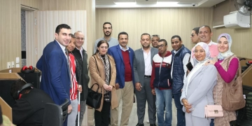 زيارة من ٧ جامعات حكومية بقيادة فريق الاميديست لمركز خدمات ذوي الاعاقة بجامعة جنوب الوادي 1 - جريدة المساء