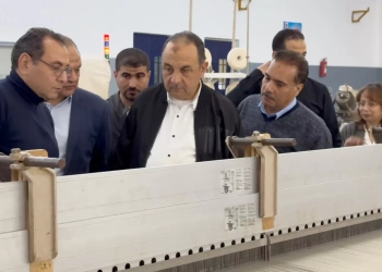 المهندس محمد شيمي يتفقد تشغيل مصنع "غزل 1" والإنتاج بمصنع "غزل 4" وبدء تشغيل "تحضيرات النسيج".. 33 - جريدة المساء