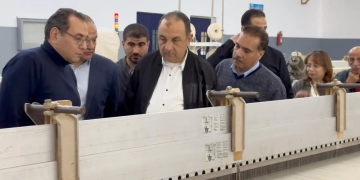 المهندس محمد شيمي يتفقد تشغيل مصنع "غزل 1" والإنتاج بمصنع "غزل 4" وبدء تشغيل "تحضيرات النسيج".. 2 - جريدة المساء المهندس محمد شيمي يتفقد تشغيل مصنع "غزل 1" والإنتاج بمصنع "غزل 4" وبدء تشغيل "تحضيرات النسيج".. 1 - جريدة المساء