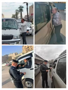 محافظة الجيزة تضبط ٢٢٠ مخالفة لسيارات ميكروباص غير ملتزمة بالأجرة 27 - جريدة المساء