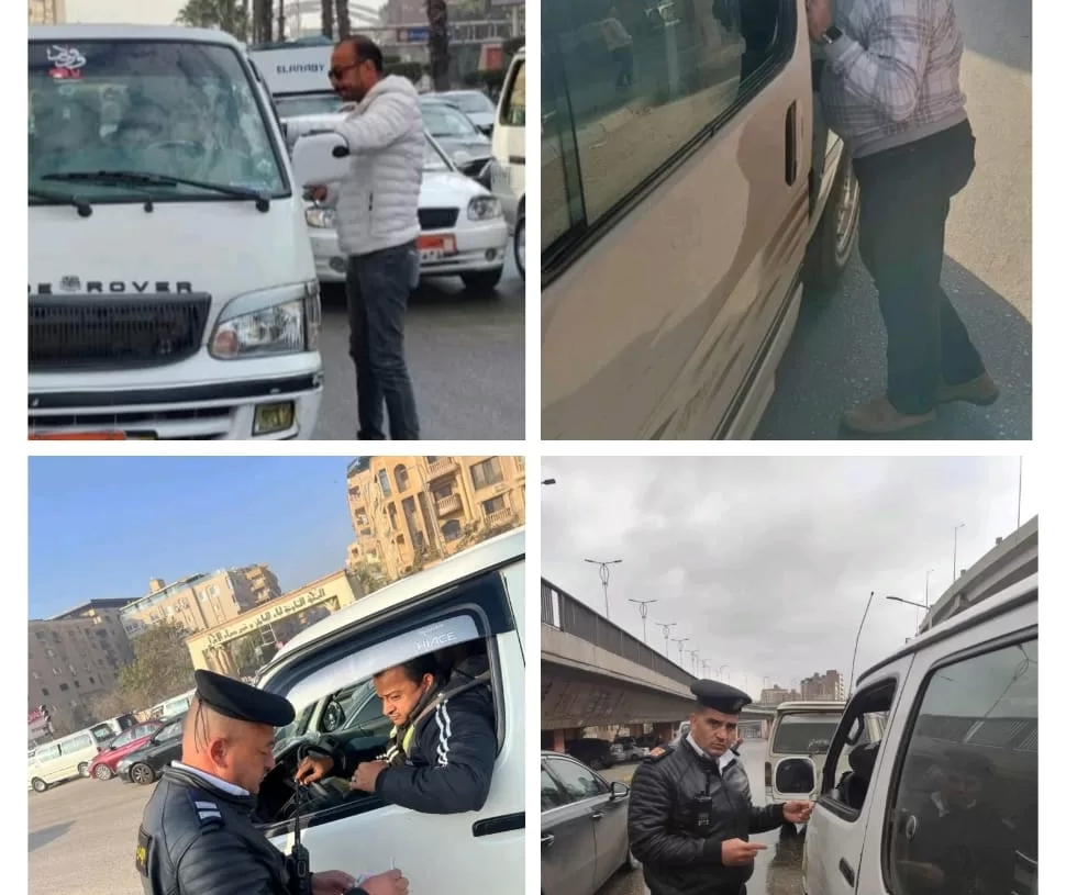 محافظة الجيزة تضبط ٢٢٠ مخالفة لسيارات ميكروباص غير ملتزمة بالأجرة 19 - جريدة المساء