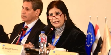 نسرين البغدادي في جلسة الحوار السياسي: الدولة حريصة على تعزيز وصول المرأة إلى مواقع صنع واتخاذ القرار 1 - جريدة المساء