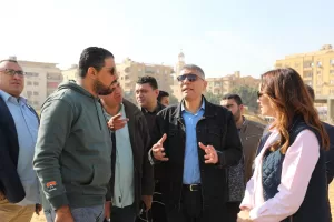 محافظ الجيزة يتفقد نسب التنفيذ بمشروع مبني خدمات مصر بحدائق الأهرام 74 - جريدة المساء