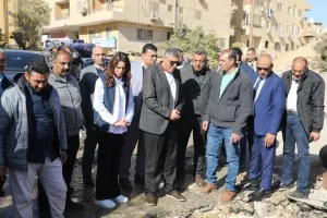 محافظ الجيزة يتفقد أعمال إصلاح كسر مفاجئ بوصلة الربط لخط مياه بحدائق الأهرام 21 - جريدة المساء