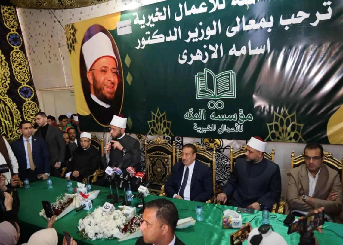 وزير الأوقاف ومحافظ المنوفية يتفقدان حلقات القرآن الكريم بكفر الشيخ شحاته بتلا 19 - جريدة المساء