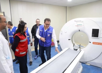 "عبد الغفار" و"مرسى" يتفقدان مستشفى الشيخ زويد المركزي بشمال سيناء 25 - جريدة المساء