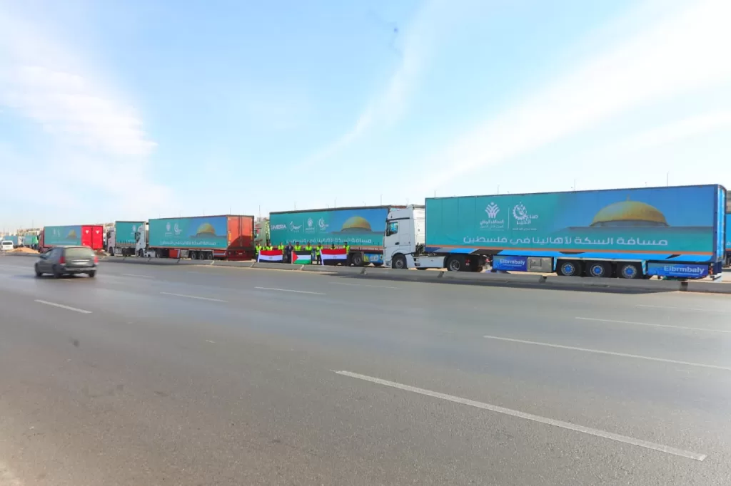 "صناع الخير" تشارك في قافلة التحالف مسافة السكة التاسعة لدعم غزة 21 - جريدة المساء