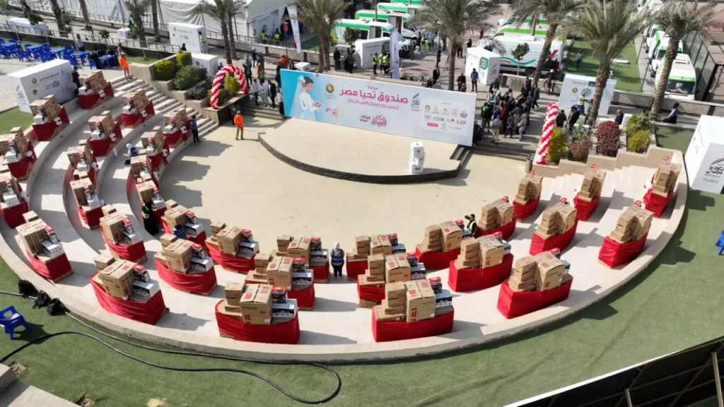 رئيس الوزراء يشهد إطلاق "صندوق تحيا مصر" أكبر قافلة مساعدات إنسانية للأشقاء الفلسطينيين 13 - جريدة المساء