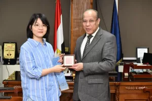 جامعة القناة تستقبل وفد جامعة "لانزو" الصينية لتعزيز التعاون الأكاديمي  19 - جريدة المساء