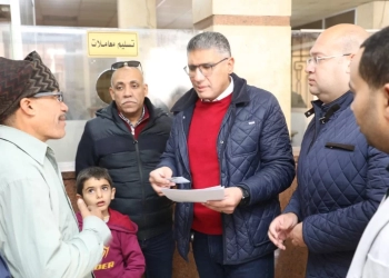 محافظ الجيزة لموظفي المراكز التكنولوجية: مهمتنا نسهل علي الناس وننجز لهم مصالحهم 17 - جريدة المساء