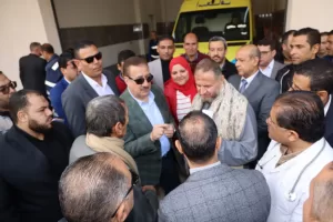 محافظ المنوفية يفتتح وحدة الإسعاف الجديدة و يتفقد التجهيزات النهائية لـ 11 محلا تجاريا بالسوق النموذجي و موقع الممشى الحضاري .. بسرس الليان 19 - جريدة المساء