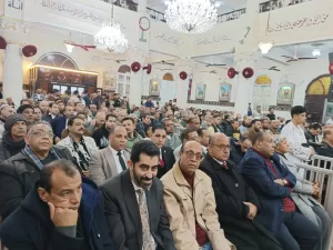 أمانة حزب "الشعب الجمهوري" بنجع حمادي تشارك في قداس عيد الميلاد المجيد 22 - جريدة المساء
