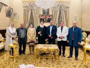 أعضاء نموذج محاكاة مجلس الشيوخ يزورون مطرانية قنا لتقديم التهنئة للأقباط بعيد الميلاد المجيد 22 - جريدة المساء أعضاء نموذج محاكاة مجلس الشيوخ يزورون مطرانية قنا لتقديم التهنئة للأقباط بعيد الميلاد المجيد 21 - جريدة المساء