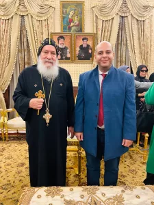 أعضاء نموذج محاكاة مجلس الشيوخ يزورون مطرانية قنا لتقديم التهنئة للأقباط بعيد الميلاد المجيد 28 - جريدة المساء أعضاء نموذج محاكاة مجلس الشيوخ يزورون مطرانية قنا لتقديم التهنئة للأقباط بعيد الميلاد المجيد 27 - جريدة المساء