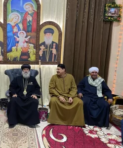 أمين تنظيم حزب "الشعب الجمهوري" بقنا يزور الأنبا بيمن مطران نقادة وقوص لتقديم التهنئة بعيد الميلاد المجيد 21 - جريدة المساء