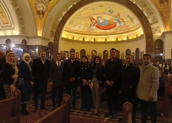 بحضور رئيس الجمهورية.. رئيس محاكاة مجلس الشيوخ يشارك في قداس عيد الميلاد المجيد 27 - جريدة المساء