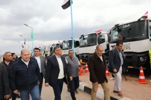 استعدادا للطواريء.. محافظ الجيزة يشهد أكبر اصطفاف بتاريخ المحافظة بإجمالي 752 سيارة ومعدة 25 - جريدة المساء