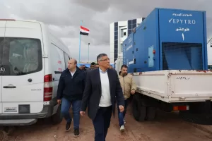 استعدادا للطواريء.. محافظ الجيزة يشهد أكبر اصطفاف بتاريخ المحافظة بإجمالي 752 سيارة ومعدة 27 - جريدة المساء