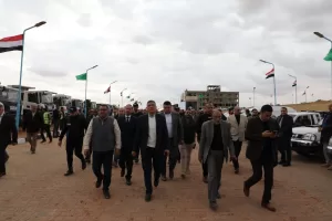 استعدادا للطواريء.. محافظ الجيزة يشهد أكبر اصطفاف بتاريخ المحافظة بإجمالي 752 سيارة ومعدة 33 - جريدة المساء