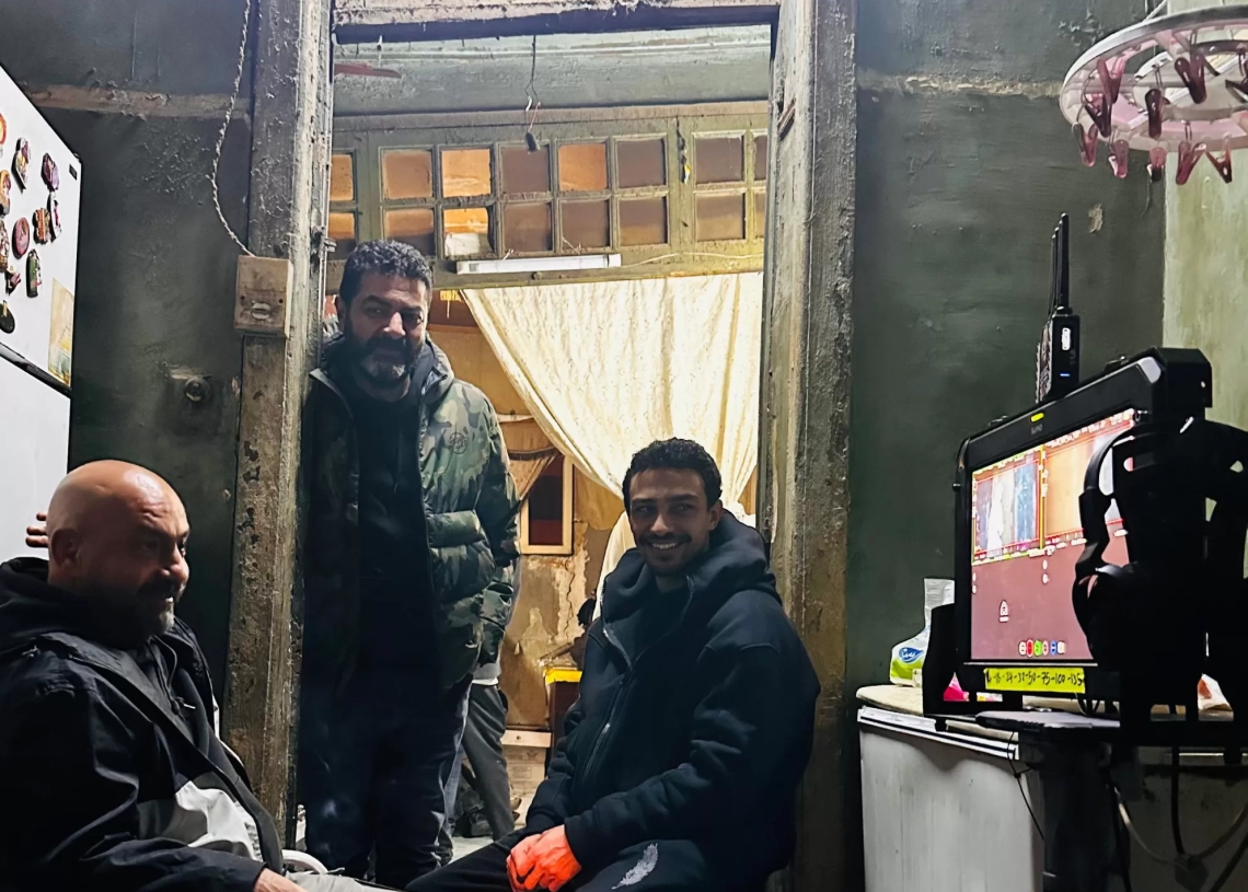 أحمد غزي وإسلام خيري في كواليس "قهوة المحطة" 17 - جريدة المساء