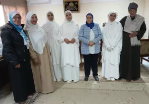 الشقيقات الثمانية بـ "شطورة" يحفظن القرآن الكريم كاملا.. يتربعن عرش التلاوة وكتبن القرآن بأيديهن 27 - جريدة المساء