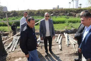محافظ المنيا يتفقد منطقتي الحبشي وماقوسة: سوق الجملة الجديد نقلة حضارية لعروس الصعيد 18 - جريدة المساء
