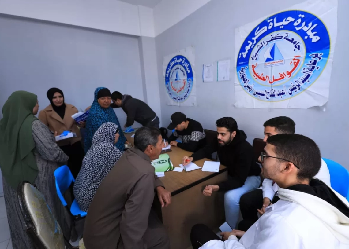 جامعة كفر الشيخ تطلق قافلة طبية توعوية شاملة بقرية متبول 17 - جريدة المساء