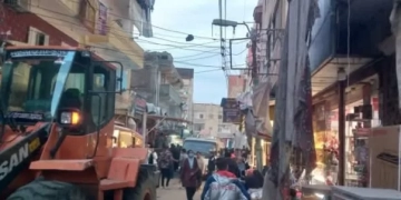 تنفيذ 57 حالة من الإشغالات وتعديات البناء بالقنطره غرب 1 - جريدة المساء