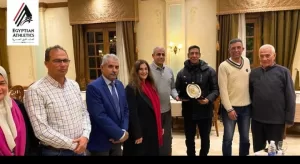 نادي سبوتنج السكندري يكرم حاتم فودة رئيس اتحاد العاب القوى 21 - جريدة المساء