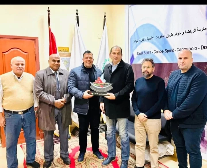 خلال زيارته لاتحاد الكانوي والكياك ....خلدون يطلب معسكرات مشتركةلفلسطين مع منتخبات مصر 19 - جريدة المساء