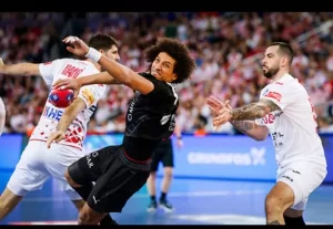 منتخب اليد يهزم كرواتيا ويحقق الصدارة بالعلامة الكاملة.. ومحمد علي حصل علي افضل لاعب 27 - جريدة المساء