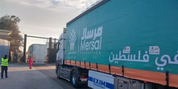 مساعدات مرسال لأهالى غزة
