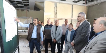 محافظ أسوان يتفقد مبنى مديرية الشباب والرياضة بطريق السادات ..ويؤكد لسرعة الإنتهاء منها لما ستحققه من عوائد إيجابية لخدمة المنظومة الشبابية والرياضية 7 - جريدة المساء