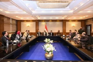 وزير الشباب والرياضة ونظيره الليبي يلتقيان أعضاء نموذج محاكاة مجلس الشيوخ 27 - جريدة المساء