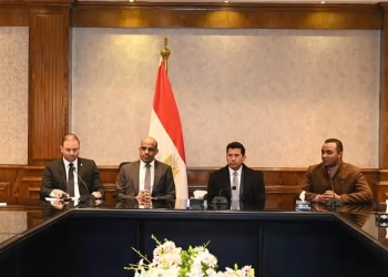 وزير الشباب والرياضة ونظيره الليبي يلتقيان أعضاء نموذج محاكاة مجلس الشيوخ 29 - جريدة المساء