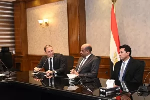 وزير الشباب والرياضة ونظيره الليبي يلتقيان أعضاء نموذج محاكاة مجلس الشيوخ 23 - جريدة المساء