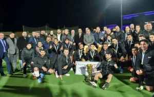 بحضور وزير الشباب والرياضة ورئيس هيئة قناة السويس ومحافظ الإسماعيلية ..محافظ الشرقية يشهد المباراة النهائية لبطولة أفريقيا للأندية الأبطال ويهنيء فريق نادي الشرقية لتتويجه بلقب البطولة للمرة الـ 28 في تاريخه 83 - جريدة المساء