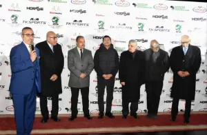 بحضور وزير الشباب والرياضة ورئيس هيئة قناة السويس ومحافظ الإسماعيلية ..محافظ الشرقية يشهد المباراة النهائية لبطولة أفريقيا للأندية الأبطال ويهنيء فريق نادي الشرقية لتتويجه بلقب البطولة للمرة الـ 28 في تاريخه 47 - جريدة المساء