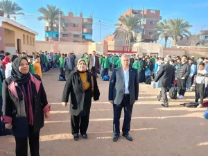 نائب وزير التربية والتعليم ووكيل أول الوزارة بالشرقية في جولة لمتابعة انتظام الدراسة 51 - جريدة المساء