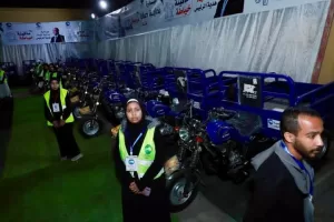 "مستقبل وطن" يوزع 50 تروسيكل و50 آلة زراعية و30 ماكينة خياطة و30 كرسيًا متحركًا في قنا 39 - جريدة المساء