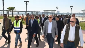 وزير الري يتفقد مشروعات الموارد المائية في قنا 27 - جريدة المساء