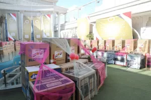 وزير الشباب ومحافظ الشرقية يشهدان حفل تجهيز 75 عروسا ..وإهداء 50 رحلة عمرة وفك كرب 50 غارمة من أبناء المحافظة 23 - جريدة المساء