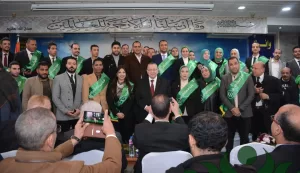 وفد من أعضاء نموذج محاكاة مجلس الشيوخ يشارك في ندوة بعنوان "دور الشباب في حفظ الأمن القومي" بمقر نقابة الأشراف بالقاهرة 43 - جريدة المساء