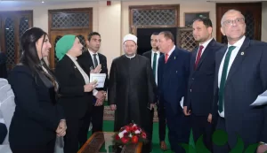 وفد من أعضاء نموذج محاكاة مجلس الشيوخ يشارك في ندوة بعنوان "دور الشباب في حفظ الأمن القومي" بمقر نقابة الأشراف بالقاهرة 47 - جريدة المساء